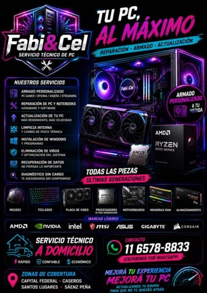 Fabi&Cel - Servicio Tecnico de PC