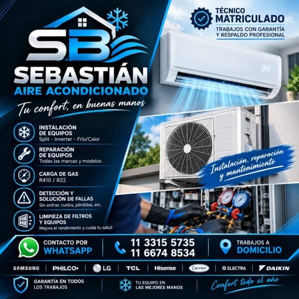 Aire Acondicionado - Sebastián
